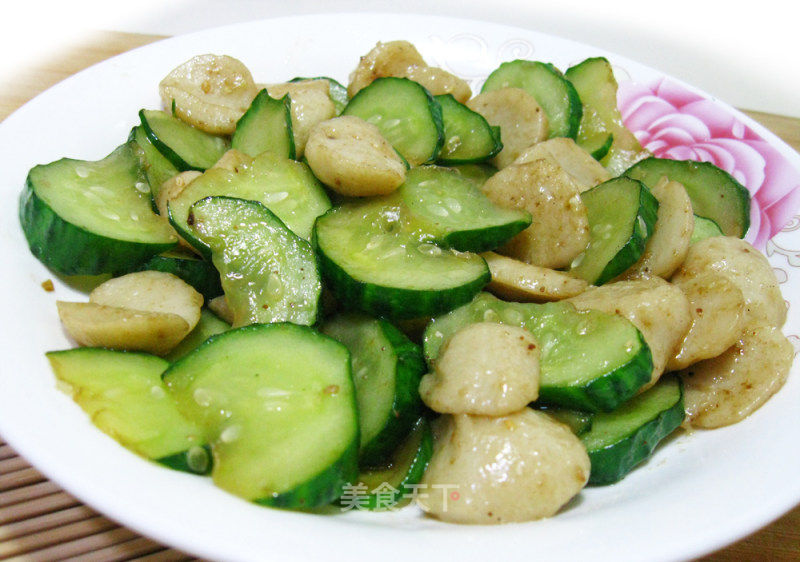 黄瓜炒鱼丸